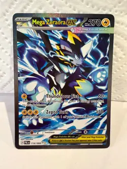Pokemon TCG MEGA ZERAORA EX Special Illustration Rare (SIR) 114/084 Pitch Black - Image 2