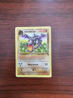 Pokemon TCG Aerodactyl 16/62 Fossil Set Regular - Image 1