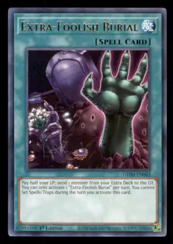 Yugioh Extra-Foolish Burial #GEIM-EN043 Genesis Impact LP - Image 1