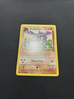 Aerodactyl 16/62 | Base Set Fossil | Non Holo Pokemon Card LP - Image 2
