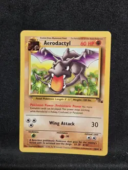 Vintage Pokemon TCG - Fossil - Unlimited Aerodactyl 16/62 Regular: NM - Image 1