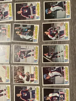 38 X New York Rangers Vintage Hockey 🏒 Card Lot 1977 Topps 🔥NHL - Image 4