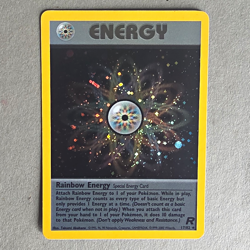 Pokemon TCG Rainbow Energy 17/82 Team Rocket Holo Rare WOTC English 2000 - Image 1