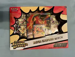 Pokemon TCG Mega Evolution—Ascended Heroes Mega Emboar ex Box - Image 1