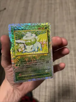 Pokemon Bulbasaur 68/110 Legendary Collection Reverse Holo (creased). - Image 1