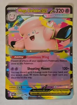 Mega Clefable ex 031/088 Double Rare Perfect Order Pokemon Holo NM - Image 3