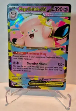 Mega Clefable ex 031/088 Double Rare Perfect Order Pokemon Holo NM - Image 5