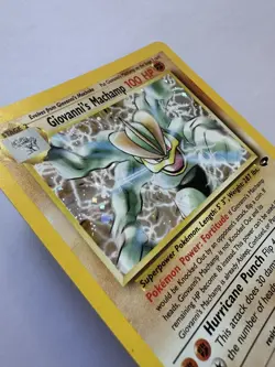 Pokemon Giovanni's Machamp 6/132 Holo Rare Unlimited Gym Challenge NM - Image 5