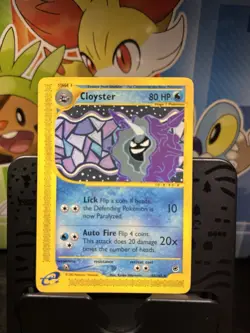 The Pokemon Company Pokemon TCG Cloyster 10/165 Expedition Rare Regular ENG 80HP - Image 2