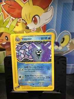 The Pokemon Company Pokemon TCG Cloyster 10/165 Expedition Rare Regular ENG 80HP - Image 4