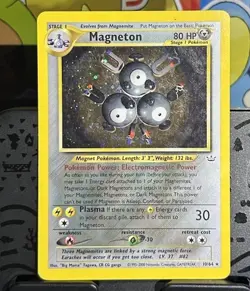The Pokemon Company Pokemon TCG Magneton 10/64 Neo Revelation Holo Rare ENG 80HP - Image 1
