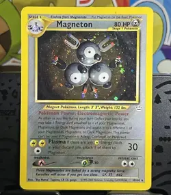 The Pokemon Company Pokemon TCG Magneton 10/64 Neo Revelation Holo Rare ENG 80HP - Image 2