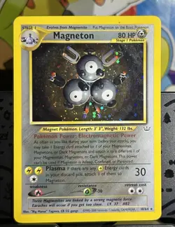 The Pokemon Company Pokemon TCG Magneton 10/64 Neo Revelation Holo Rare ENG 80HP - Image 3
