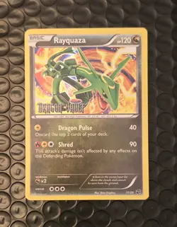 Pokemon TCG - Rayquaza 11/20 Dragon Vault Stamped Holo - LP - Image 1