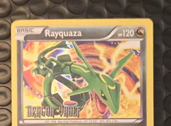 Pokemon TCG - Rayquaza 11/20 Dragon Vault Stamped Holo - LP - Image 3
