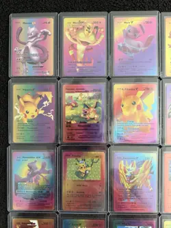Lot Of 26 Pokemon Iridescent Foil Fan Art Cards - Image 2