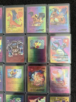 Lot Of 26 Pokemon Iridescent Foil Fan Art Cards - Image 3