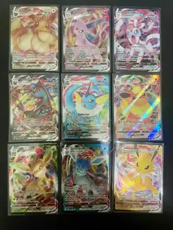 Eeveelution VMAX Complete 9-Card Set – Pokemon Evolving Skies – Near Mint - Image 1