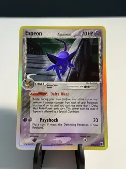 Espeon Delta Species Holo Pokemon 2005 Delta Species 4/113 LP+ - Image 1
