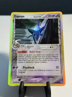 Espeon Delta Species Holo Pokemon 2005 Delta Species 4/113 LP+ - Image 2