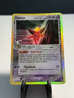 Espeon Delta Species Holo Pokemon 2005 Delta Species 4/113 LP+ - Image 4