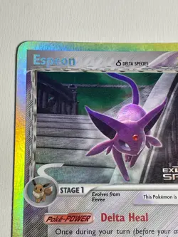 Pokemon TCG Espeon Delta Species 4/113 Reverse Holo Holo Rare English 70 HP - Image 2