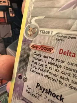 Espeon Delta Species Reverse Holo Pokemon TCG Card 4/113 - Image 4