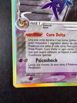 Italian 2006 Pokemon Espeon Delta Species 4/113 EX Delta Species Holo - Image 4