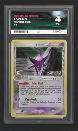 Espeon EX Delta Species Reverse Holo Stamped 4/113 Pokemon ACE 4 - Image 1