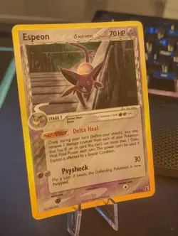 Espeon Delta Species Reverse Holo Pokemon Card 4/113 Excellent Condition - Image 1