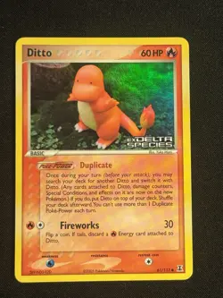 Ditto Charmander 2005 Pokemon Delta Species Reverse Holo Stamped 61/113 NM - Image 1