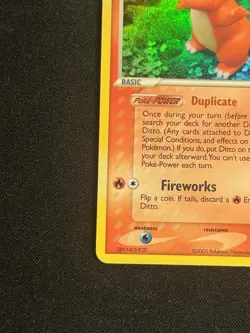 Ditto Charmander 2005 Pokemon Delta Species Reverse Holo Stamped 61/113 NM - Image 5