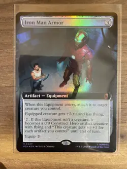 Iron Man Armor (Extended Art) [Marvel Super Heroes] Foil Near Mint Mythic Rare - Image 1