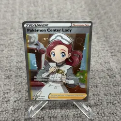 Pokemon Center Lady 185/185 Full Art Ultra Rare Vivid Voltage - Pokemon TCG - Image 1