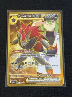 Pokemon TCG N's Zoroark ex 189/159 SV09 Journey Together Hyper Rare Holo FA - Image 1