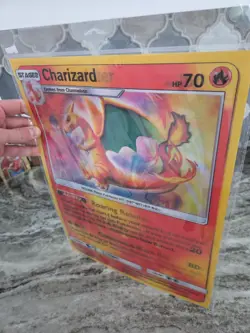 Large 2019 Pokemon Charmander Charizard Holographic Wall Poster Decoration Card - Image 4