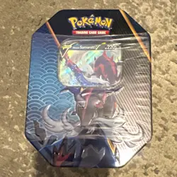 Pokemon TCG Hisuian Powers Tin 2022 Hisuian Samurott V Promo Tin (1 Box) - Image 1