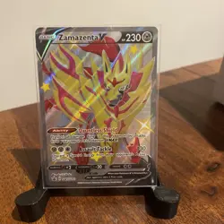 Pokemon TCG Zamazenta V (Shiny) Sword & Shield Swsh293 Holo Promo - Image 1