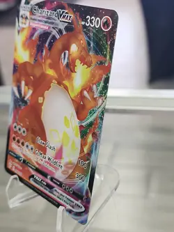 Pokemon TCG Charizard VMAX Darkness Ablaze Full Art Card 020/189 SWSH NM - Image 2