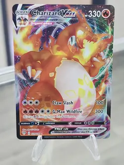 Pokemon TCG Charizard VMAX Darkness Ablaze Full Art Card 020/189 SWSH NM - Image 4