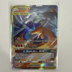 Pokemon TCG Reshiram & Charizard GX 20/214 Unbroken Bonds Ultra Rare Full Art Ex - Image 1