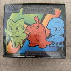 Pokemon Scarlet & Violet Paldea Evolved Elite Trainer Box ETB Sealed with TEARS 820650853661 - Image 1