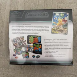 Pokemon Scarlet & Violet Paldea Evolved Elite Trainer Box ETB Sealed with TEARS 820650853661 - Image 3