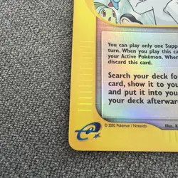 Pokemon TCG Professor Elm's Training Method 148/165 Expedition Reverse Holo LP - Image 3