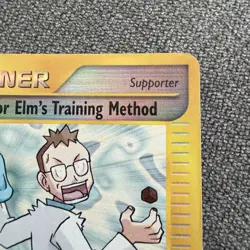 Pokemon TCG Professor Elm's Training Method 148/165 Expedition Reverse Holo LP - Image 5