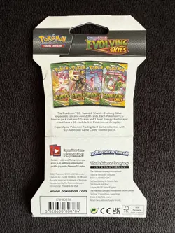 Pokemon Evolving Skies Sleeved Booster Pack Factory Sealed - Image 2