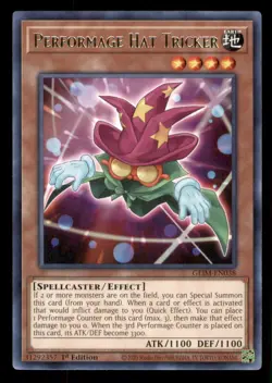 Yugioh Performage Hat Tricker #GEIM-EN038 Genesis Impact LP - Image 1