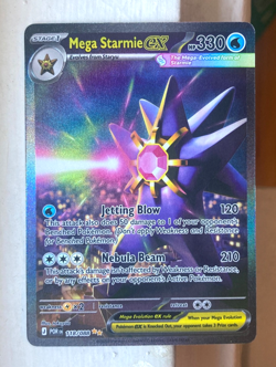 Mega Starmie ex 118/088 Special Illustration Rare SIR Perfect Order NM Pokemon - Image 1