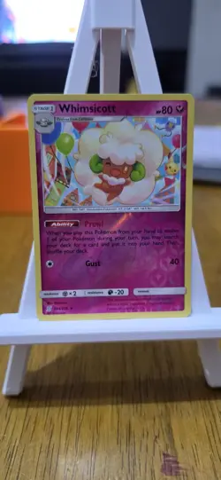 Pokemon TCG Whimsicott 144/236 - Unified minds Reverse Holo - Image 1
