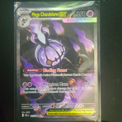 Pokemon TCG Mega Chandelure EX 115/084 Phantom Forces Psychic Stage 2 English - Image 1